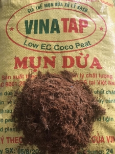 Mụn dừa bao 10 Lít | Mụn dừa xử lý sạch tiêu chuẩn xuất khẩu | EC<0,5ms; PH 5,5-6,5