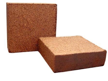 Coco peat block 5kg | Size 300x300x120mm | Organic plant medium | Washed, Buffered Raw Materials ; High temperature disinfection treatment Suitable for growing all kinds of plants