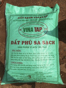 Đất thịt trồng cây, đất thịt sạch đóng bao 25kg | Đất đã nghiền nhỏ, xử lý sạch nấm, cỏ dại, mầm bệnh | Hàng chính hãng VinaTap