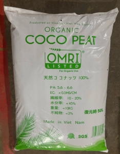 Coco Coir - Coco peat bag 25kg (200L/52GL) | Good growing medium for all types of plants | Coco peat Viet Nam