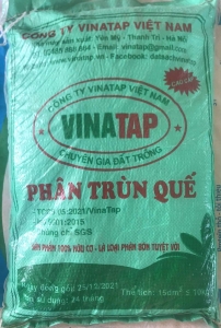 PHÂN TRÙN QUẾ nguyên chất | Bao 30kg giá rẻ | Nhà máy sản xuất phân trùn quế tự nhiên | VinaTap