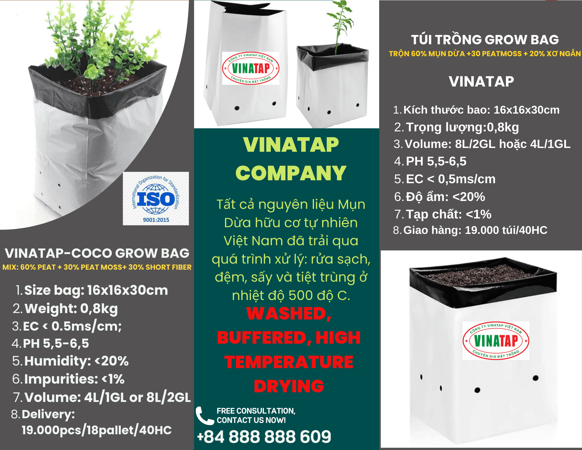 VinaTap Coco Peat VietNam