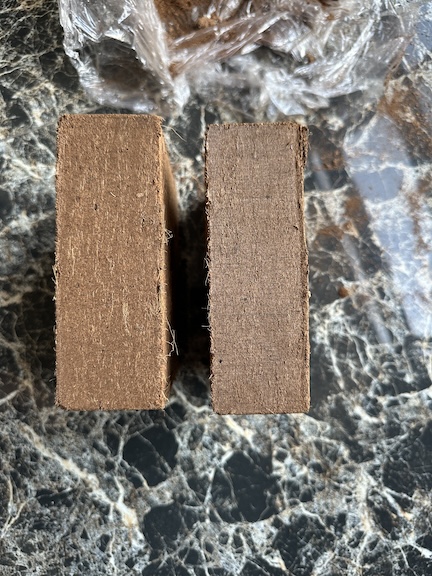 Xơ dừa ép khối – Mụn dừa nén VinaTap (5kg – 3kg – 1kg – 650g – 500g)