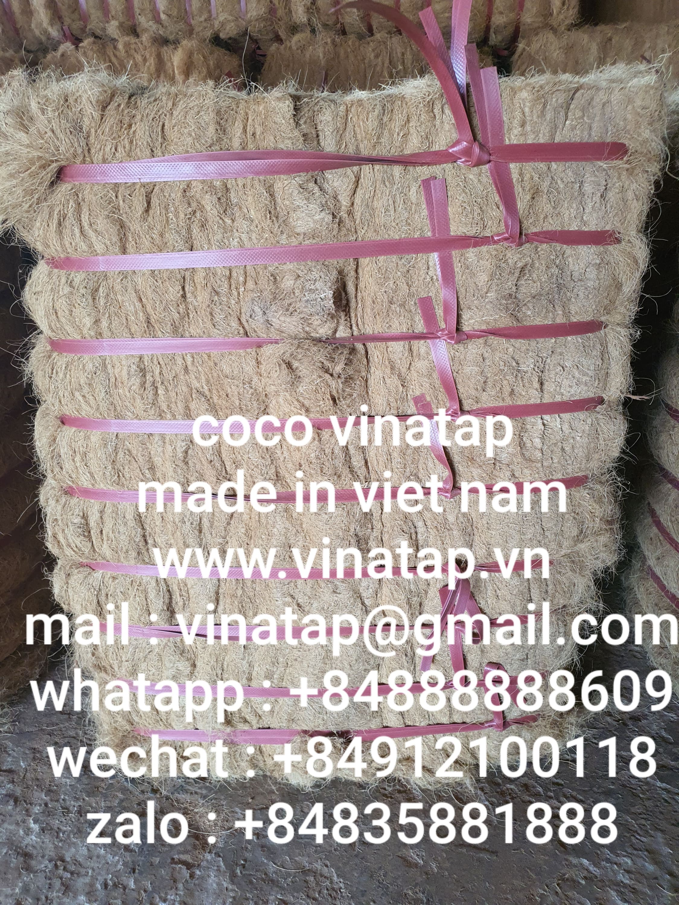 Chỉ xơ dừa xuất khẩu | Chỉ xơ dừa đật tiêu chuẩn quốc tế | Đáp ứng các đơn hàng xuất khẩu nhanh nhất |