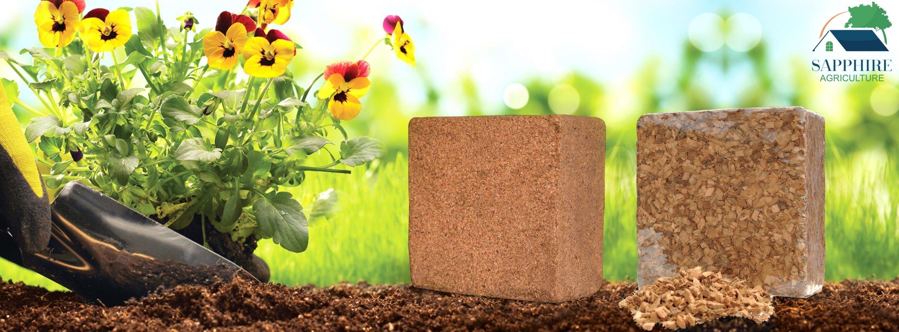 Applications of coco husk chips in orchid growing and landscaping