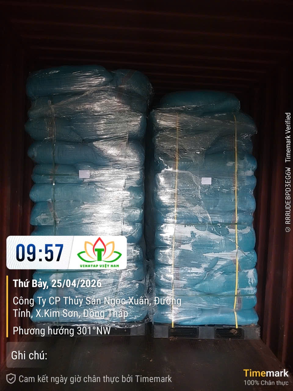 Packing and Loading VinaTap Grow Bags into 40HC Container