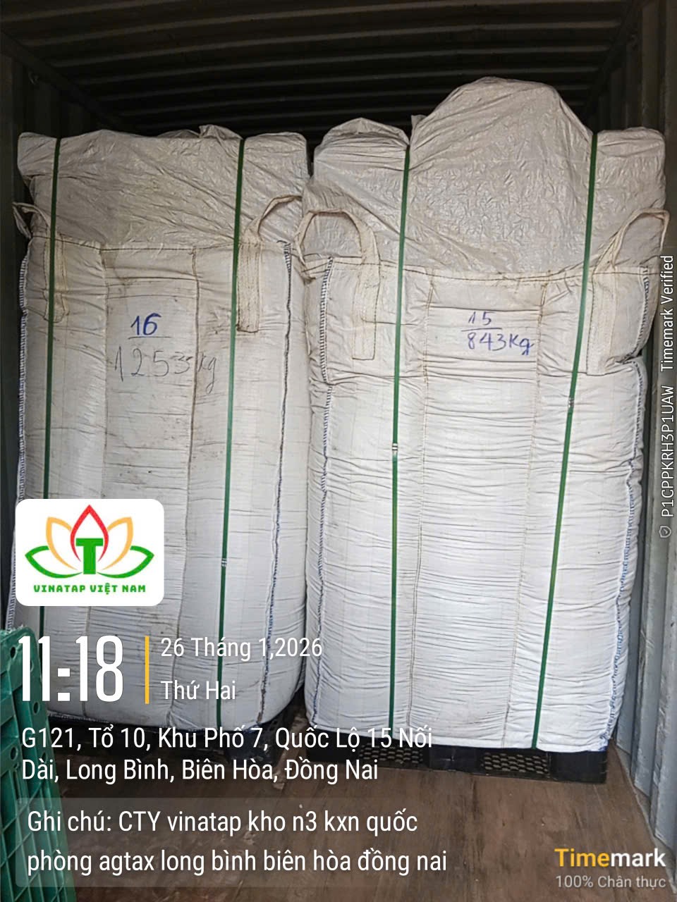 VinaTap Vietnam cocopeat factory and export pallets
